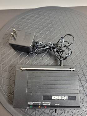 183.600 Shure Axr3-cf Wireless Receiver Mhz With Power Adapter Tested Works