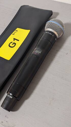 Axt200-g1 Shure Axt200 Axient Handheld Tx - G1 Band 470-530 Mhz With Beta 58a Capsule