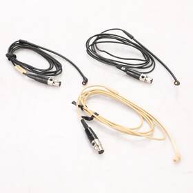 B53shu Shure 3 Omnidirectional Headset Microphones With Case And Clip #47055