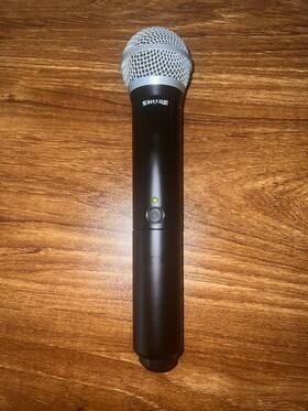 Blx2pg58j11 Shure Handheld Wireless Microphone Transmitter - Black
