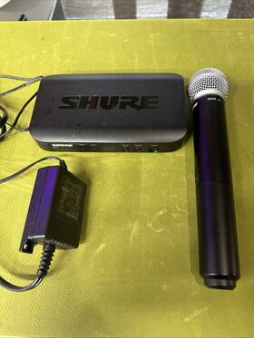 Sm58-h10 Shure Blx4/sm58-h10 Blx4/sm58 H10 Wireless Handheld Microphone System - Black