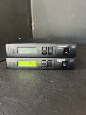Ulxs4 Shure C1381 662-698mhz M1 Wireless Microphone Receiver Lot Of 2