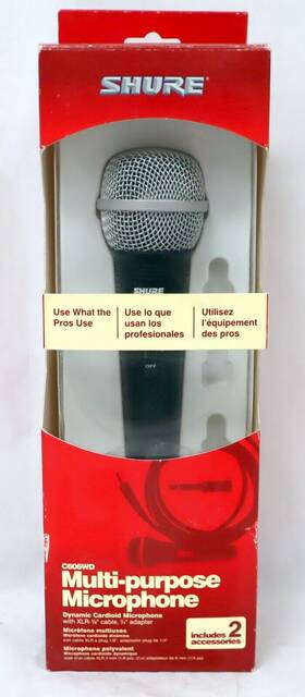 C606wd Shure Multi-purpose Microphone - Cables Not Included