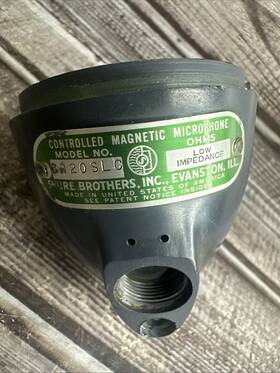 Cr20slc Shure Brothers Microphone Back Of Mic Head Shell Only For Parts Repair
