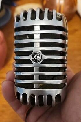 Dy12 Shure 1950s Model Unidyne Microphone Brothers Chicago For Parts