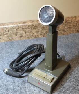 Em28a Shure General Electric Brothers Controlled Magnetic Microphone Mic Model #em28a