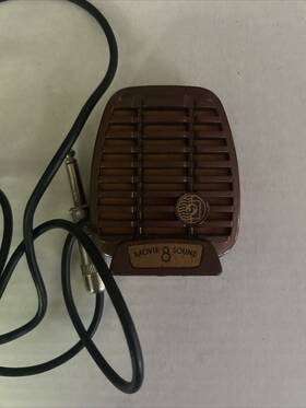 I-434rex Shure I-434 Vintage Model Crystal Microphone Movie 8 Sound