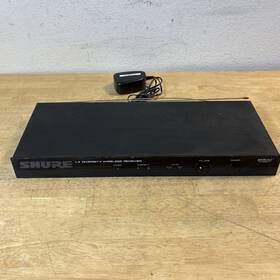 184.800 Shure L4-cg Diversity Wireless Receiver Mhz With 2 Antennas Tested