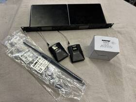 653-663 Shure L50a Dual Qlxd Wireless System Mhz