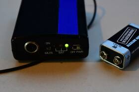 171-045 Shure Lx1-ab Dd4l11a Mhz Bodypack Transmitter W Battery Rare W2c2 #2