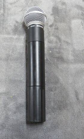 Lx2-cg Shure Sm58 Head - Hand Held Wireless Microphone Tested 186.2 Mhz