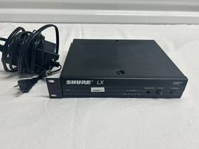Lx3-cq Shure Wireless Receiver System In Great Condition With Power Supply Elm