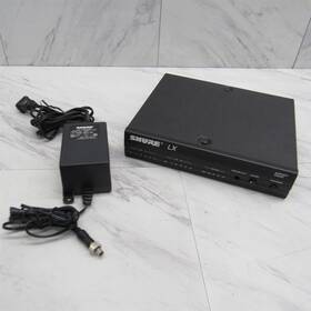 192.200 Shure Lx4-cl Marcad Diversity Wireless Microphone Receiver Mhz And Adapter