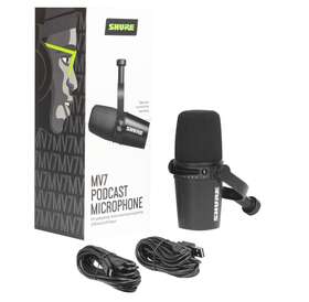 Mv7-k Shure Mv7 Podcast Kit For Podcasting Home Recording And Gaming Usb Xlr Output