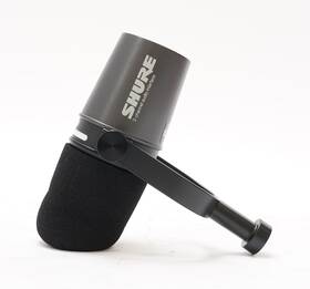 Mv7i-shure Shure Mv7i Black Smart Microphone And Interface With Voice Isolation
