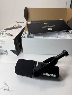 Mv7pkbndl Shure Mv7 Hybrid Output Usb-c And Xlr Podcast Microphone Black Please Read As Is
