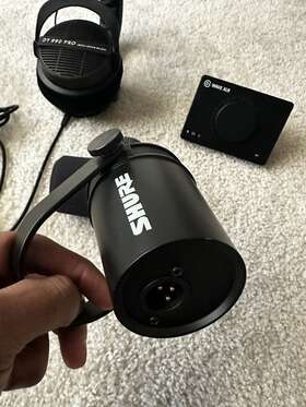 Mv7x Shure Xlr Podcast Dynamic Microphone - Black