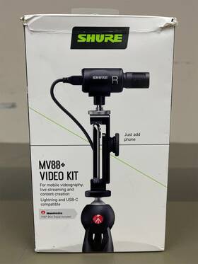 Mv88-usbc Shure Mv88 Video Kit - Digital Stereo Condenser Microphone For Apple And Androi