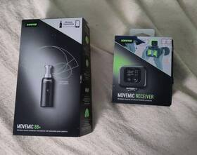 Mv88 Shure W-kit-z7 Movemic 88 Wireless Video Microphone With Receiver Kit-original Boxes