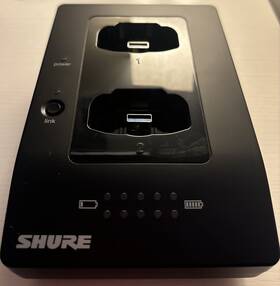 Mxwncs2 Shure Networked 2 Port Charging Station No Power Supply