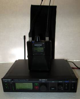 P10r-l8 Shure P9t-l6 2 X Iem Wireless In-ear Personal Monitoring System