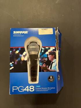 Pg48-qtr Shure Vocal Cardiod Dynamic Microphone