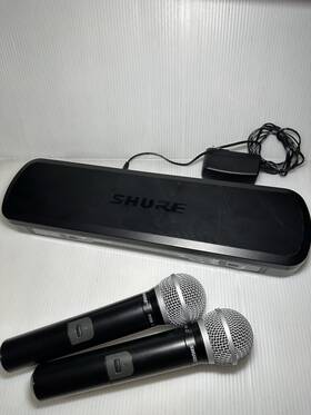 Pg58-h7 Shure Pg88/pg58-h7 Pg88/pg58 2handheld Wireless Microphones System H7 536-548mhz Works Great