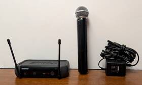 Sm58 Shure Pxg4 Cardioid Dynamic Vocal Microphone And Pgx4 Wireless Receiver System