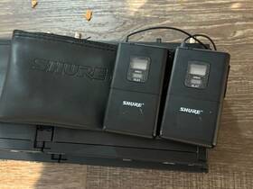 Slx4-slx1 Shure Lot Of 4x Slx4 Receiver With 2 Slx1 L4 638-662mhz Systems Beltpacks