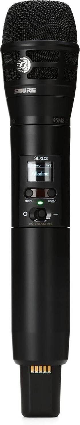 K8btransmitter Shure Slxd2/k8b -j52 Slxd2/k8btransmitter Ksm8 Capsule - Band G58 100% Authentic
