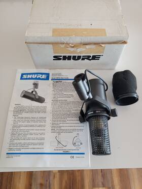 Sm-7a Shure Microphone Great Condition Fully Tested. Comes With Bonus Free Mic