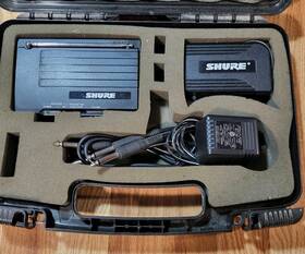 T1g-ca Shure Receiver T3-ca And Guitarist Transmitter With Cables Case Euc