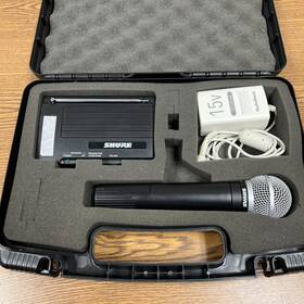 T3-cl Shure Receiver With Case And Microphone