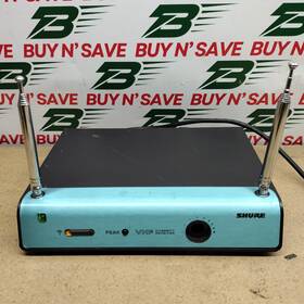 177.600 Shure T4a-cc Mhz Vhf Receiver With Pwrcrd - Pwrson Missing Knob Used