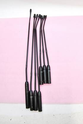 T8-e1 Shure Lot Of 7 Microflex Microphone Condenser 150