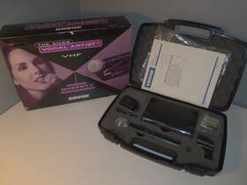 Tv58d-v Shure Sm58 Vocal Artist Handheld Diversity Wireless System Mic/receiver