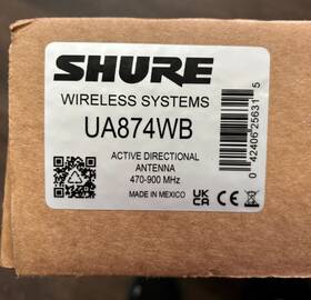 Ua874wb Shure Wireless System Active Directional Antenna 470-900 Mhz 34