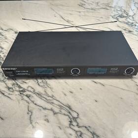 Uhf-lx88-iii Shure Wireless Receiver With 2 Antennae - Untested