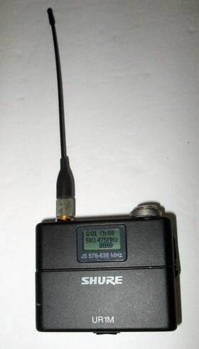 578-638 Shure Ur1m-j5 Mhz Wireless Bodypack Transmitter For Ur4s Ur4d J5 Band