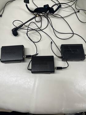 Ut1-vl Shure 3 Wireless Pack W Microphone Various Mics