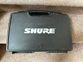 Ut14 Shure Microphone Hard Shell Carry Case Black With Foam From 2000 For Ut14/84 Tg
