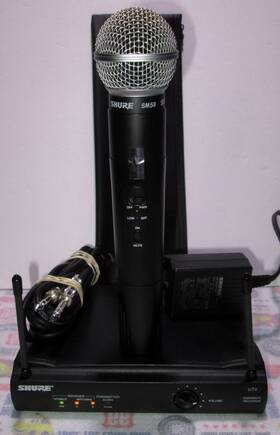 Ut2-vg Shure Ut4-vg Sm58 Wireless Handheld Microphone And Receiver