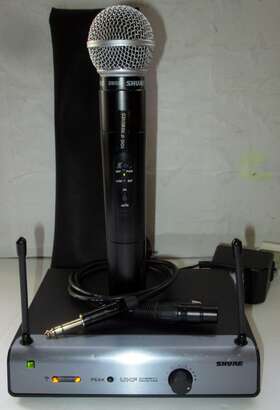 Ut4a-fm Shure Ut2-fm Sm58 Wireless Handheld Microphone And Receiver