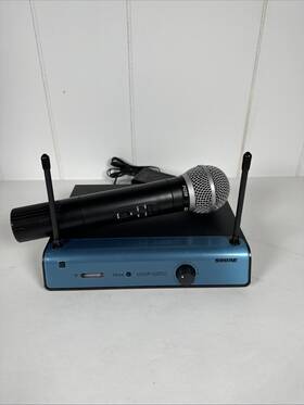 Ut4a-tk Shure Wireless Microphone Uhf Diversity Receiver With Sure Pg58 Mic