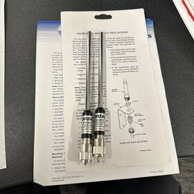 Wa380c Shure Half Wave Antenna Freq 200-230mhz Lot Of 2 Pair