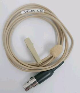 Wl50-lo Shure Omnidirectional Lavalier Condenser Reduced Sensitivity Mic - Ta4f