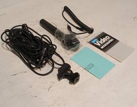 Srm-600 Sima Video Electric Condenser Microphone In Case Cables Accessories