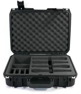 1813-5 Skb Iseries Waterproof Hard Case For 4 X Wireless Mics Shure Sennheiser