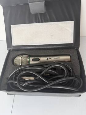 Sdm-309 Sky Black Wireless And Wire Microphone