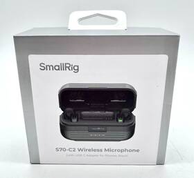 S70-c2 Smallrig Wireless Microphone With Usb-c Adapter For Phones - Black